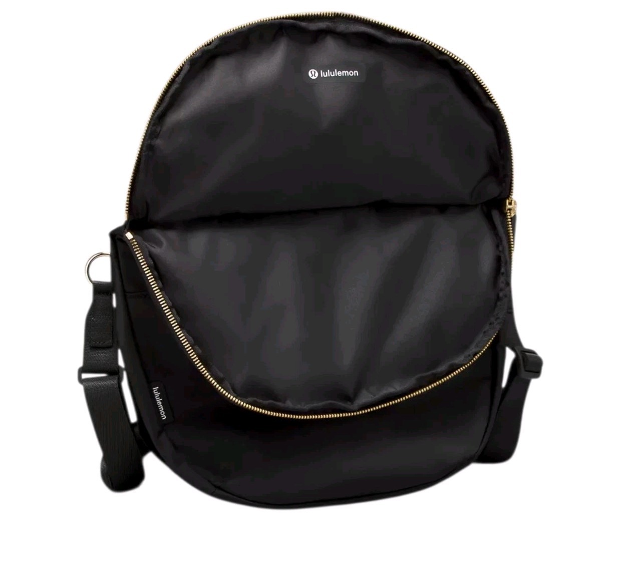 lululemon All Night Festival Bag 5L, Black w/Gold Hardware