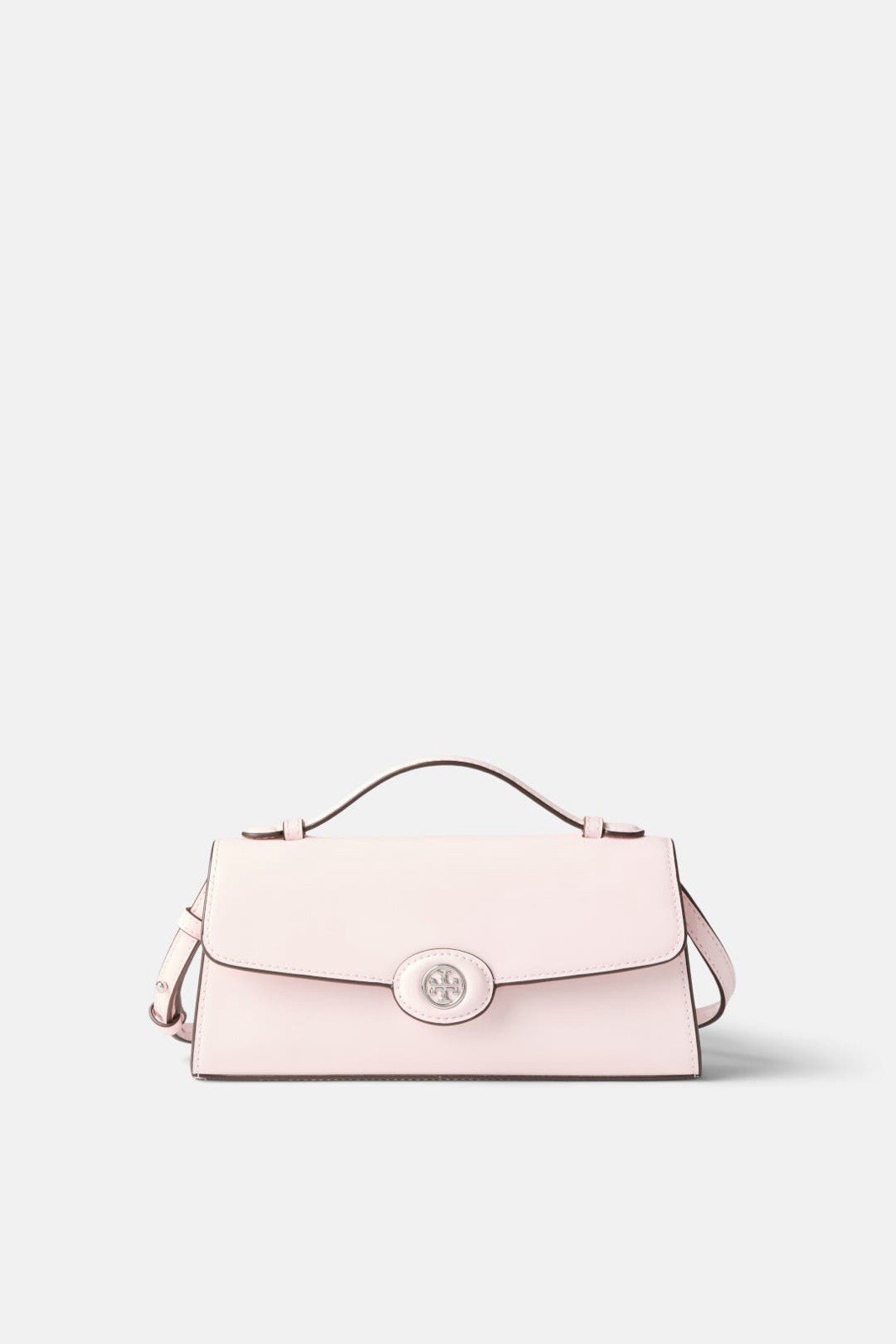 NWT Tory Burch MINI ROBINSON SPAZZOLATO CROSSBODY Bag In Pink Lily SOLD OUT!