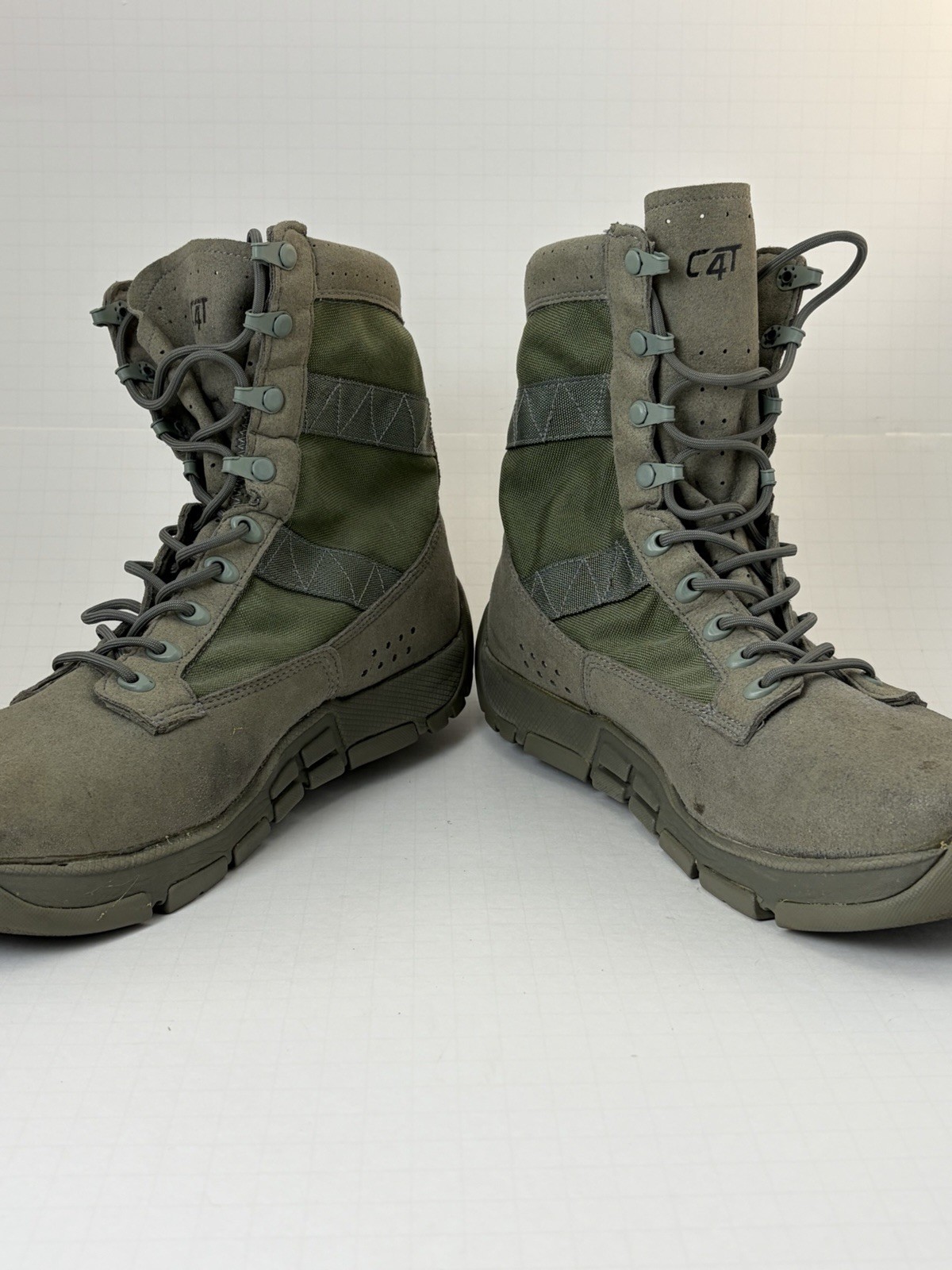 Rocky 8” C4T Trainers Sage Green Boots Tactical Combat 1073 Men’s Size 12 W