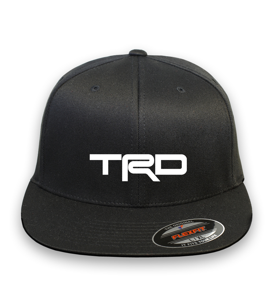 TRD TOYOTA RACING CURVED or FLAT BILL FLEXFIT HAT ***FREE SHIPPING in BOX***
