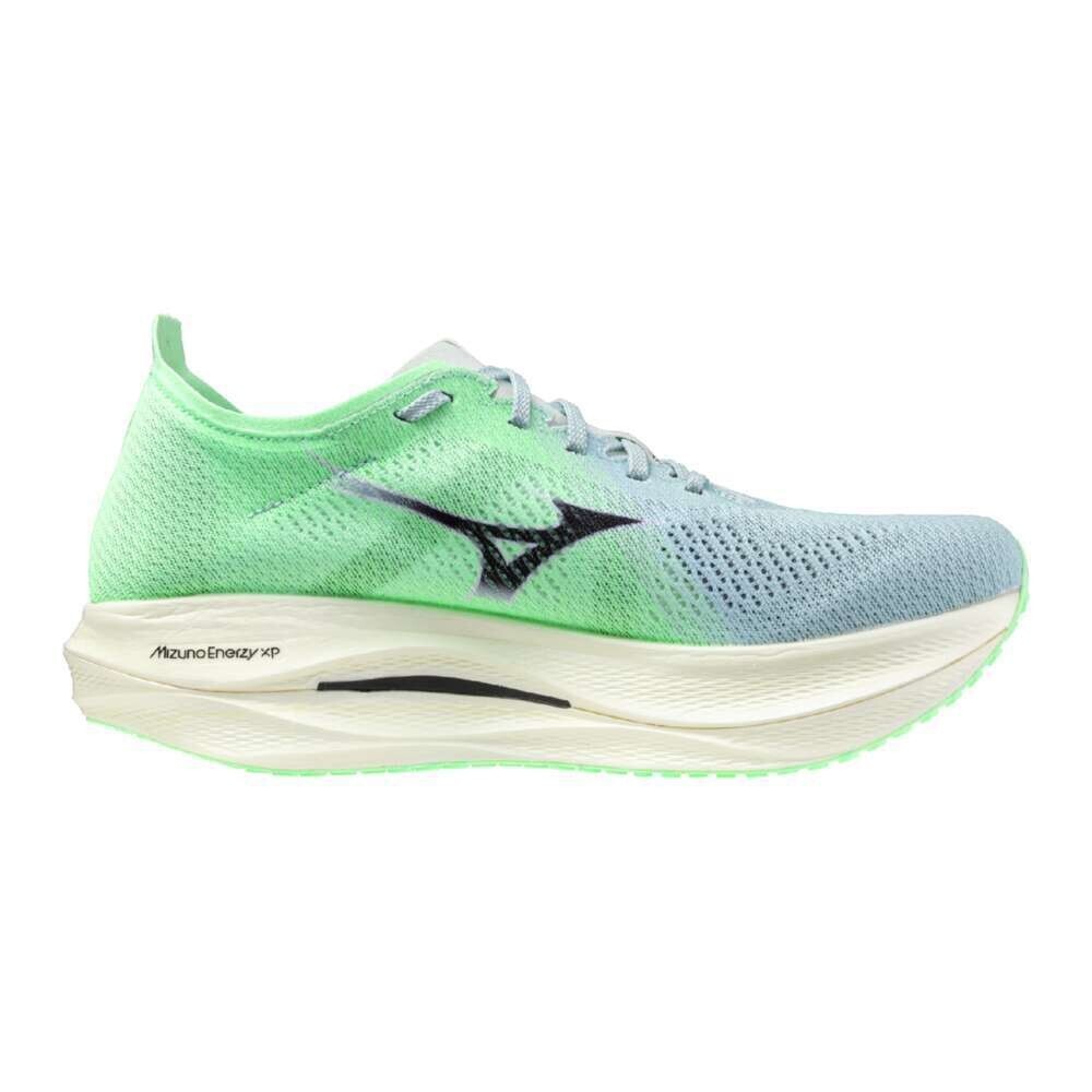 Mizuno Running Shoes WAVE REBELLION PRO LOW Light Green/Black U1GD2540 01 UNISEX