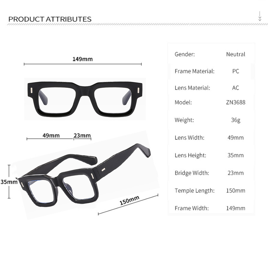 Men Women Square Classic Photochromic Reading Glasses Fashion Sunglasses New
