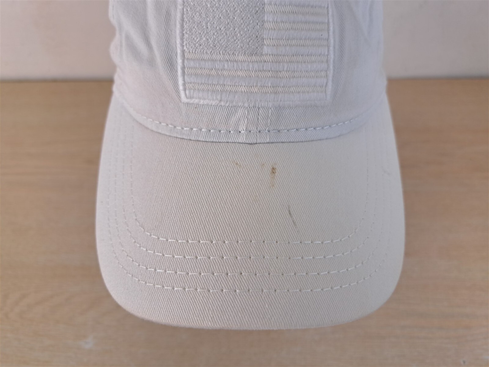 ACADEMY SPORTS OUTDOORS USA FLAG ADJUSTABLE STRAPBACK BASEBALL HAT/CAP, WHITE