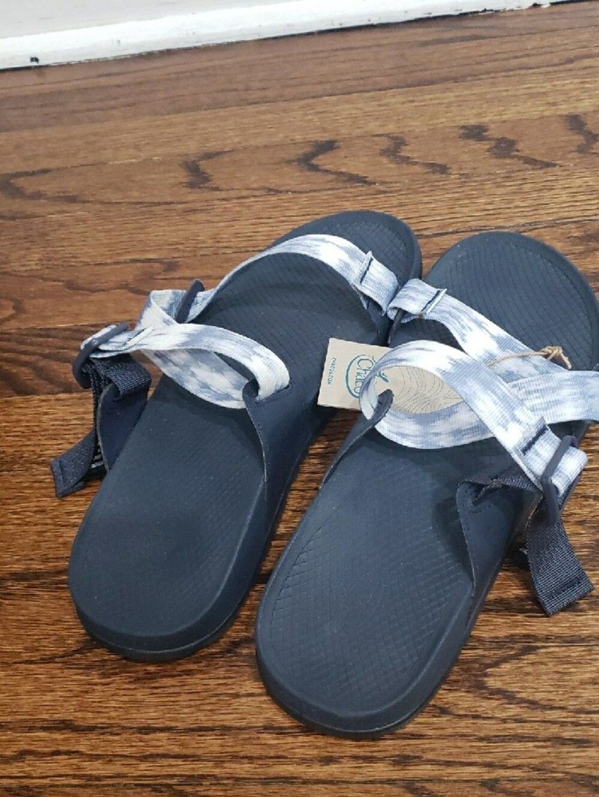 Men’s Chaco Lowdown Slide Faded Blue Fog Size 12