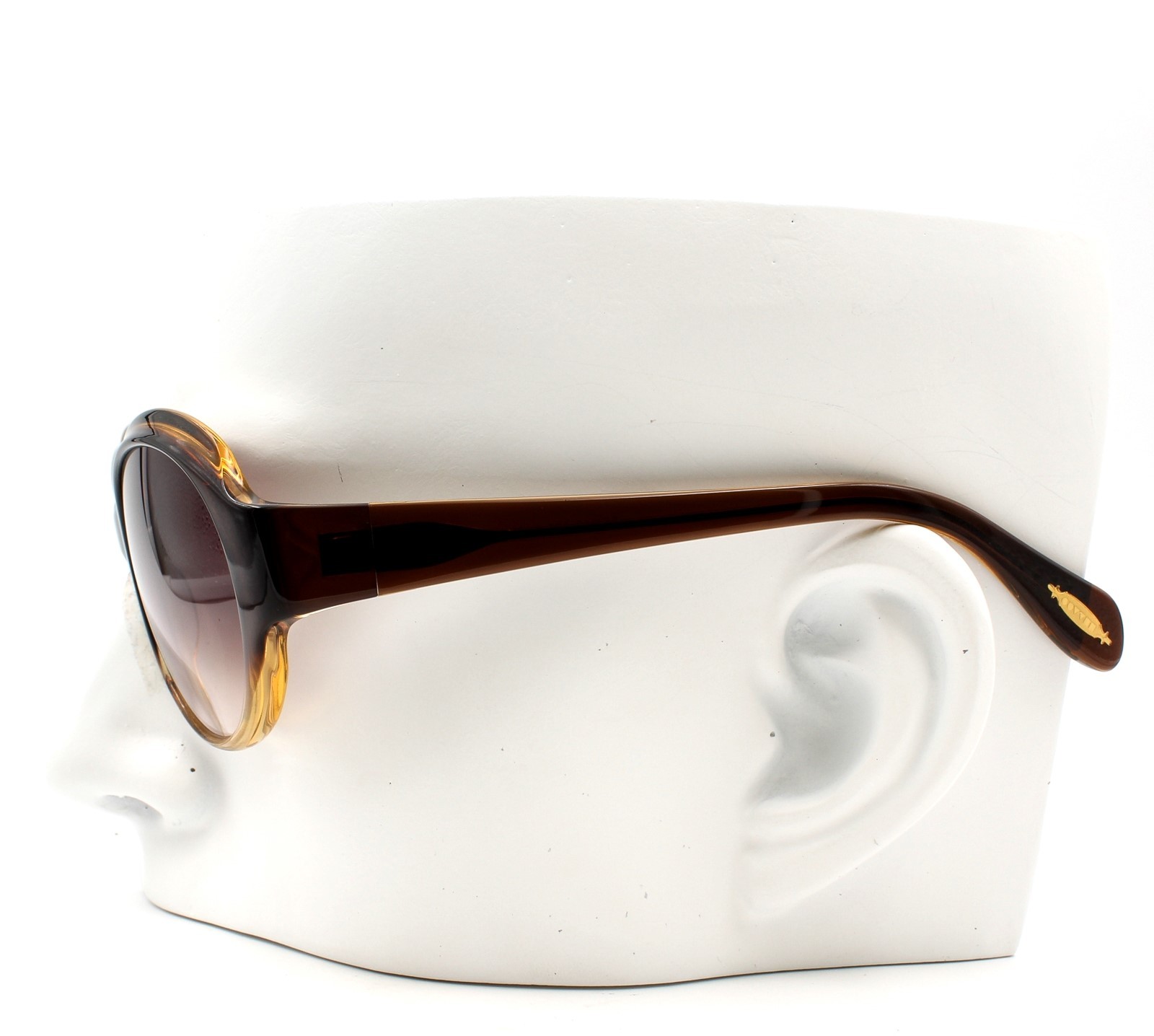 Oliver Peoples Merce DEB Sunglasses Crystal Light Brown Dark Brown Gradient