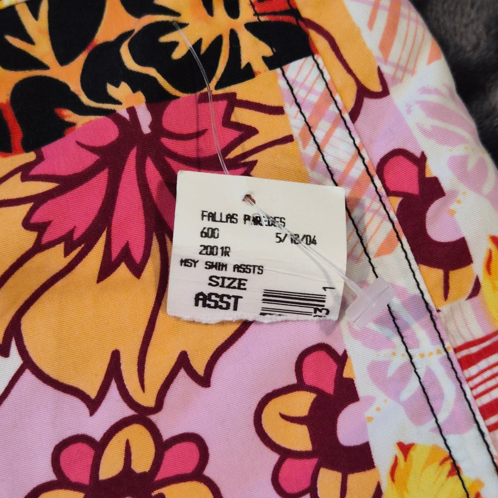 Catalina Ocean Gear Board Short XL Pink Orange Hibiscus Floral Patchwork 95545Z3