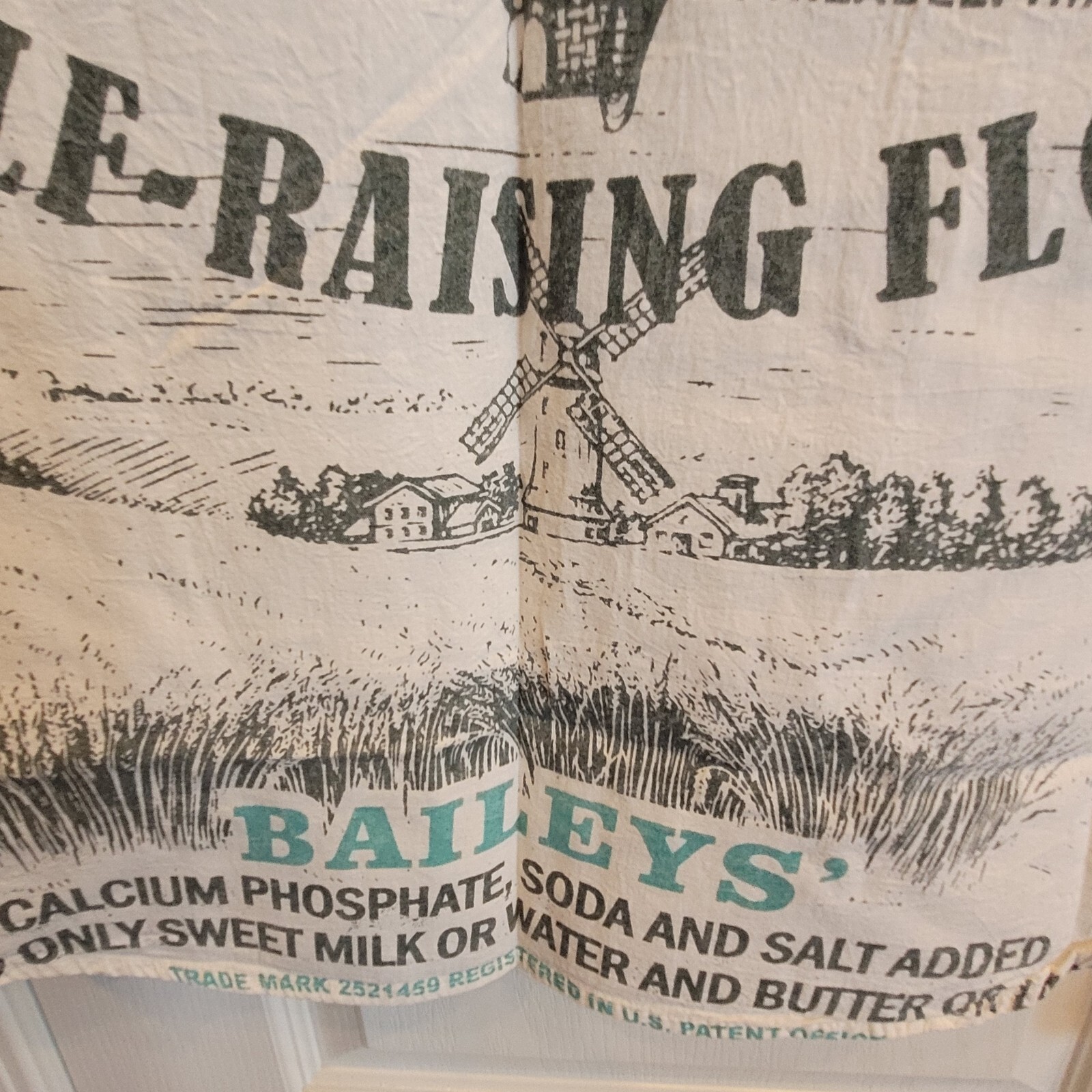 Flour Sack BALLOON Feed Sack Top T Shirt Vintage Look Cotton One Size TEE