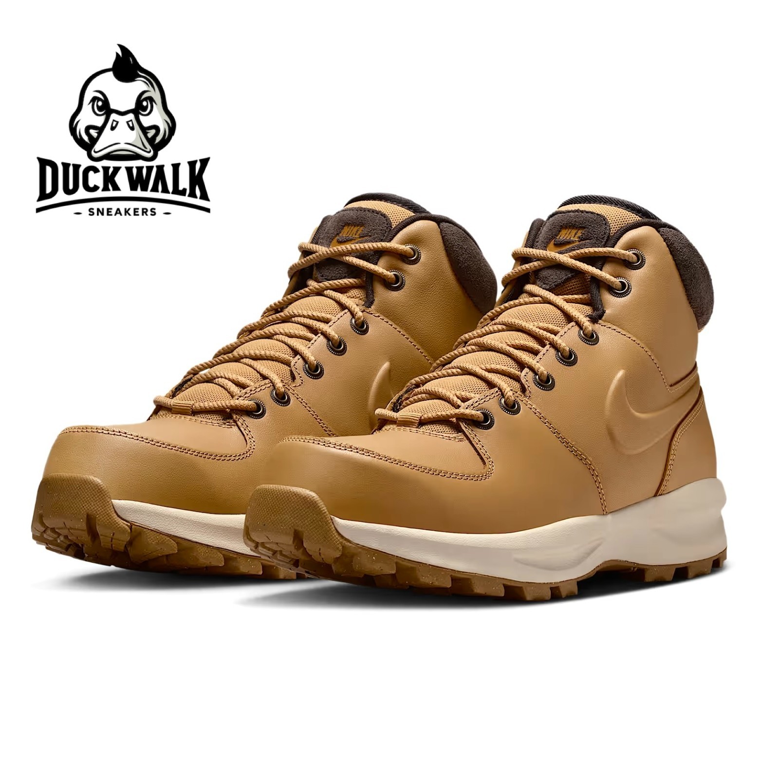 Nike Manoa Leather Boots Water Resistant Wheat Tan HF7095-700 Men’s Multi Size