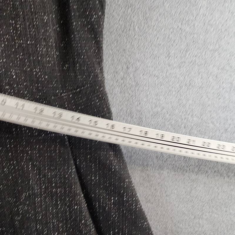 White Mark Tweed Fit and Flare Dress Women’s XL Black Sleeveless Side Zipper