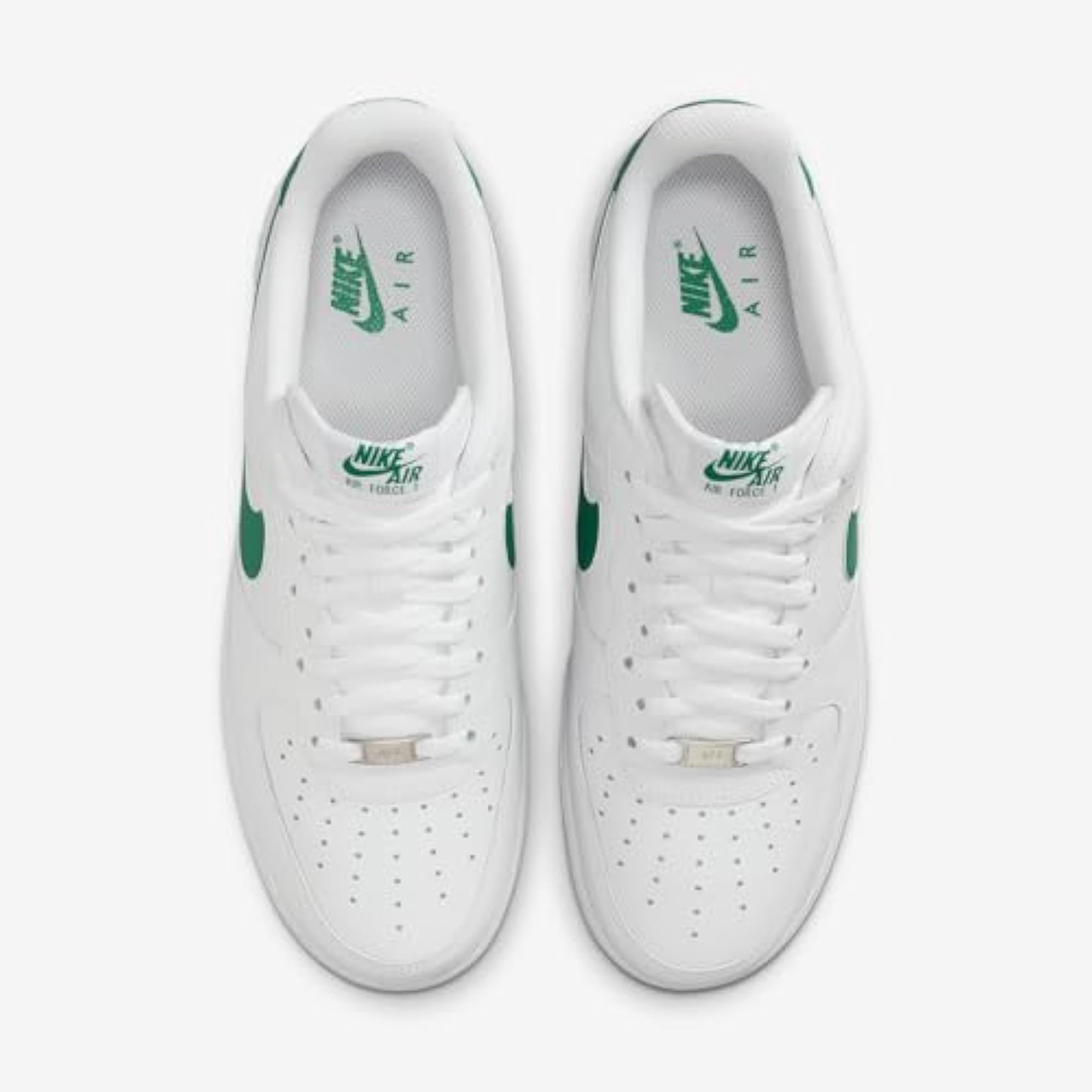 Nike Air Force 1 ’07 Men’s Shoes (White/Malachite) Size 10.5 – White/Malachite –