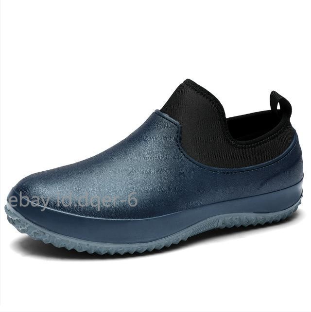 Non-slip Waterproof Chef Shoes Casual Work Shoes Water Shoes Rain Cotton Boots