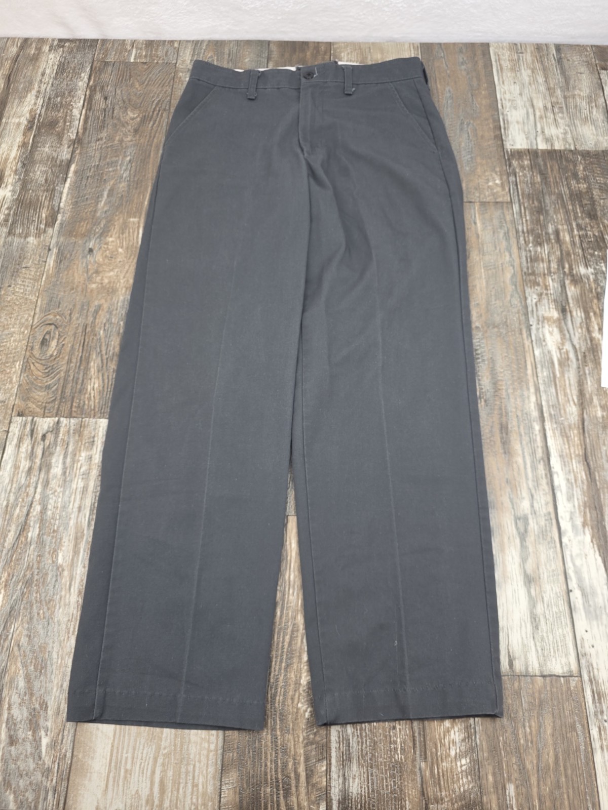 Red Kap Men’s Stain Resistant, Flat Front Work Pants, Charcoal 32×31