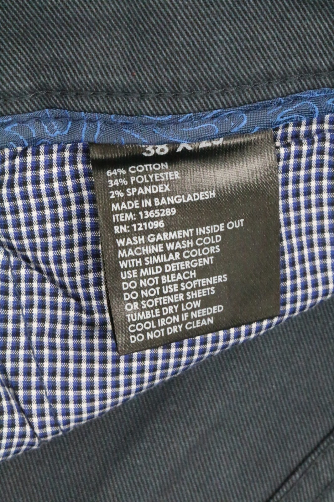 English Laundry Men’s 365 Pant Stretch Fabric Straight Leg W 38,40 L 29,30,32,34