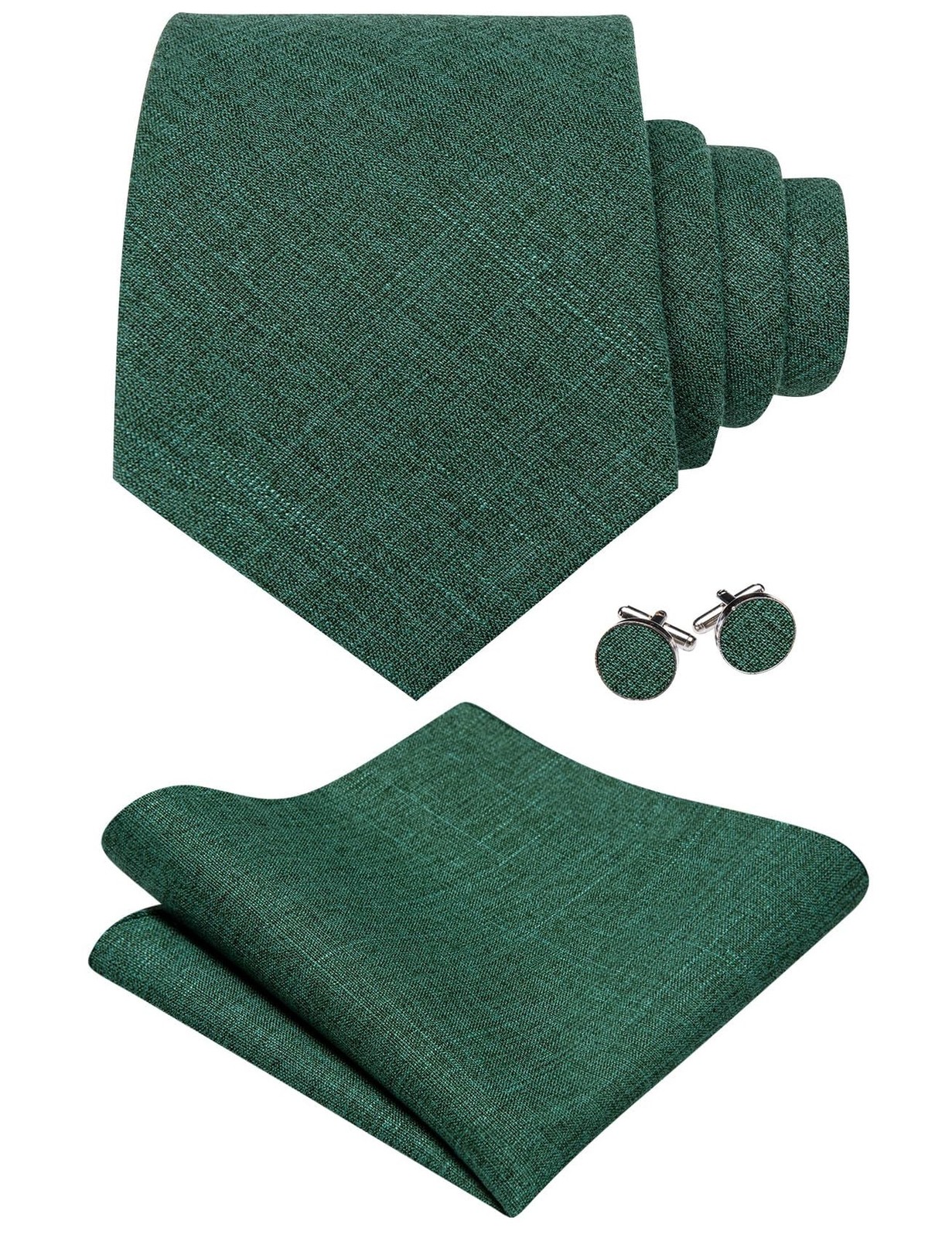 Barry.Wang Tie Sets for Men Silk Solid Necktie Stain Ties Handkerchief Pocket…