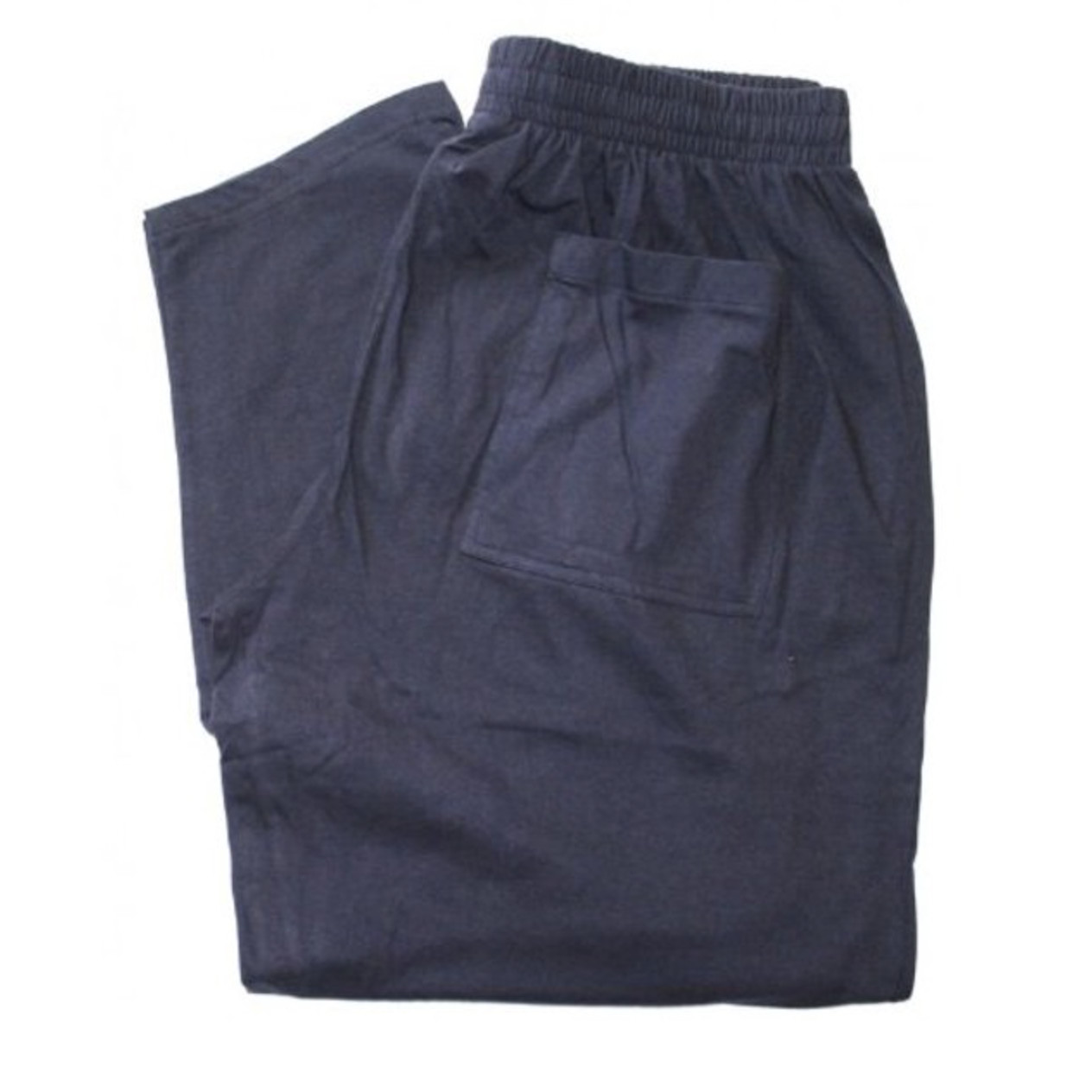 BIG TALL Greystone Men Jersey Knit Elastic Casual Lounge Pajama Pants 2X to 10X