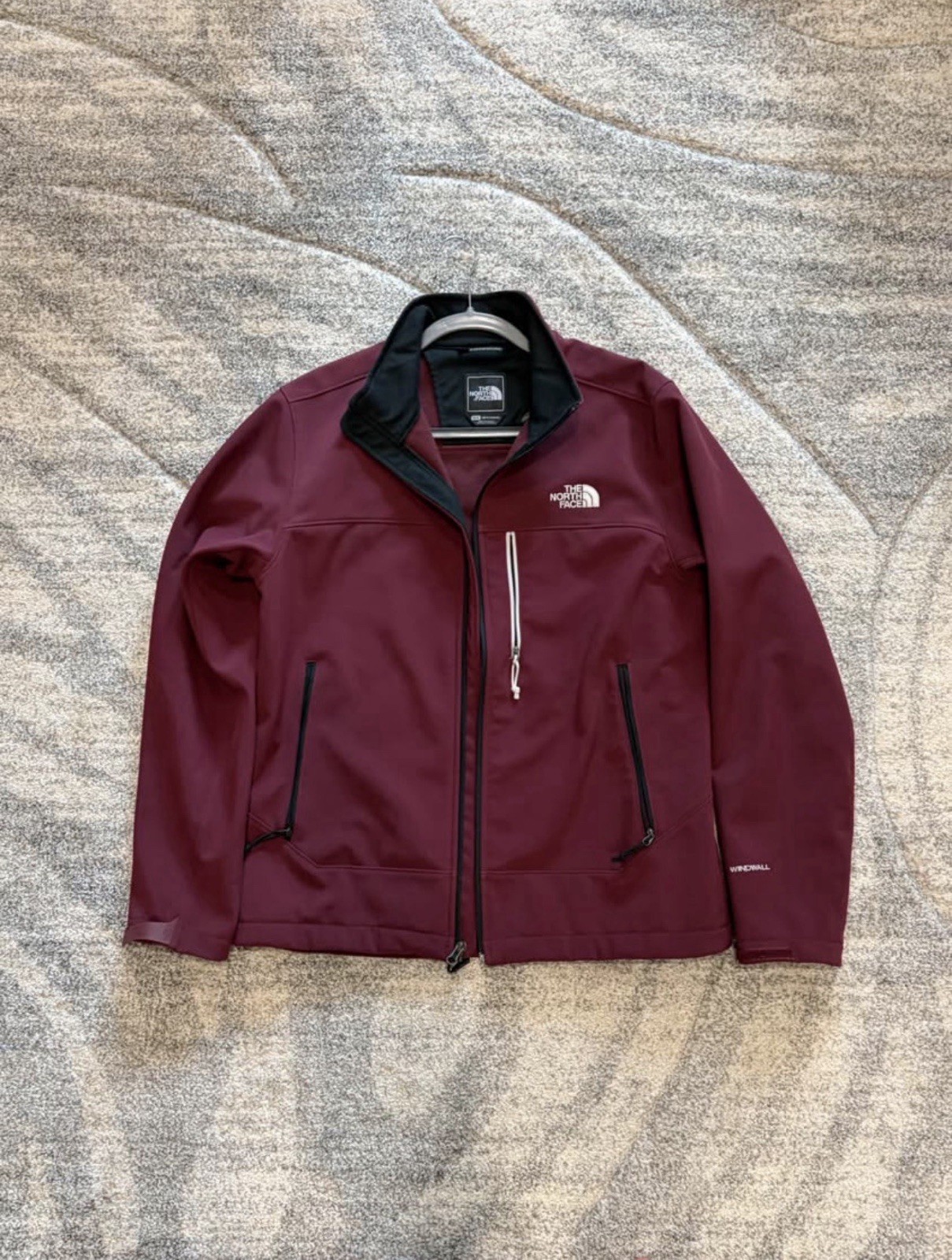 The North Face WindWall Apex Bionic Softshell Jacket – Men’s Medium – Burgundy