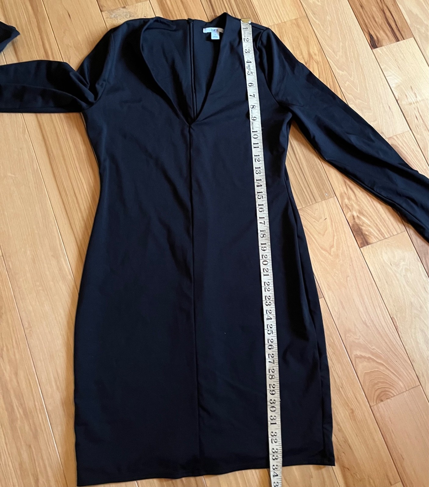 Stretchy Black Dress Size Large Bar III Brand Lined
