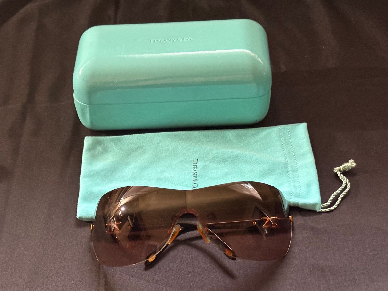 TIFFANY & Co. TF3015 Rimless Shield Sunglasses 115mm