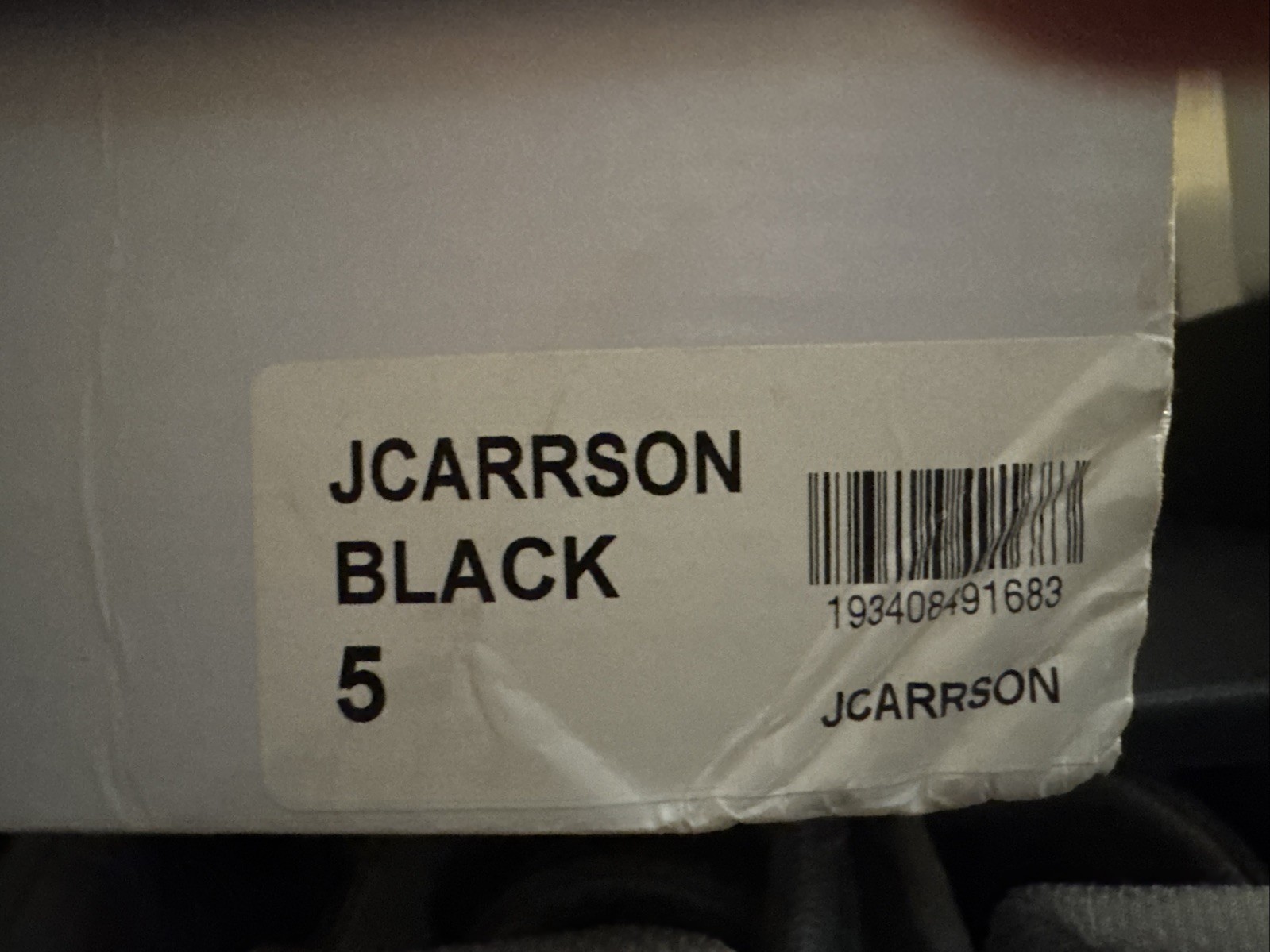 JCarrson Black Ankle Strap Sandal/Heel Women’s (size 5)