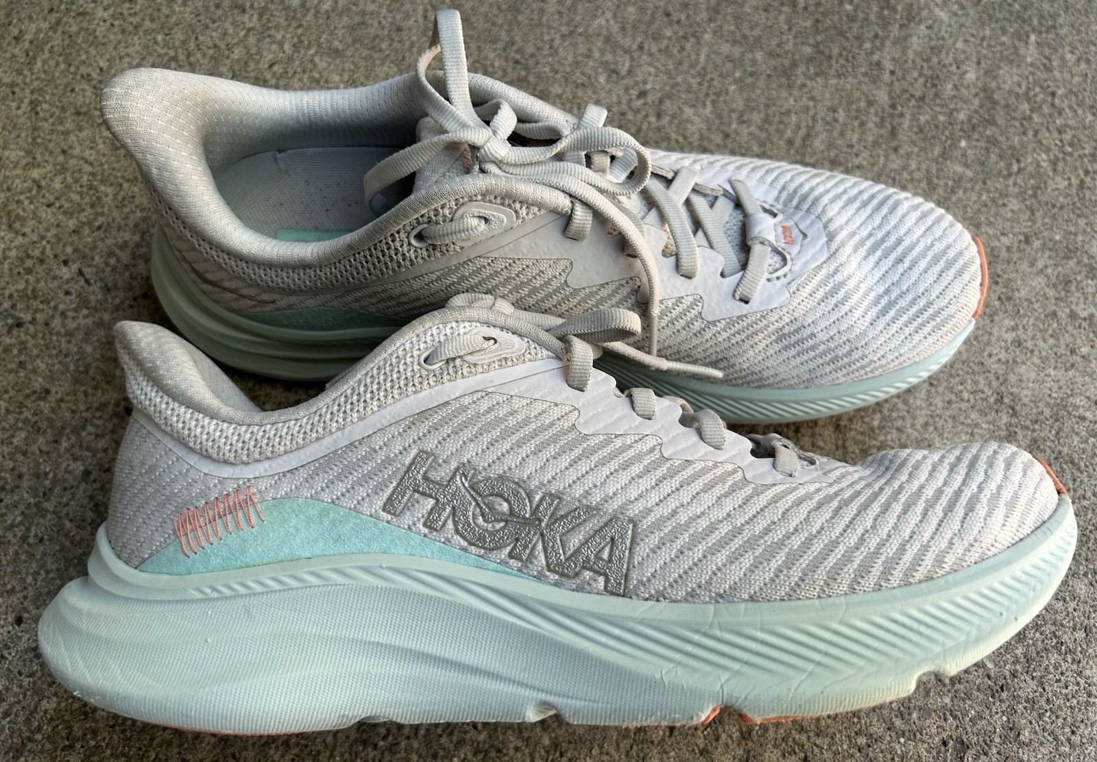 Hoka One One Solimar Stardust/ Aqua Breeze US Size Women 9B