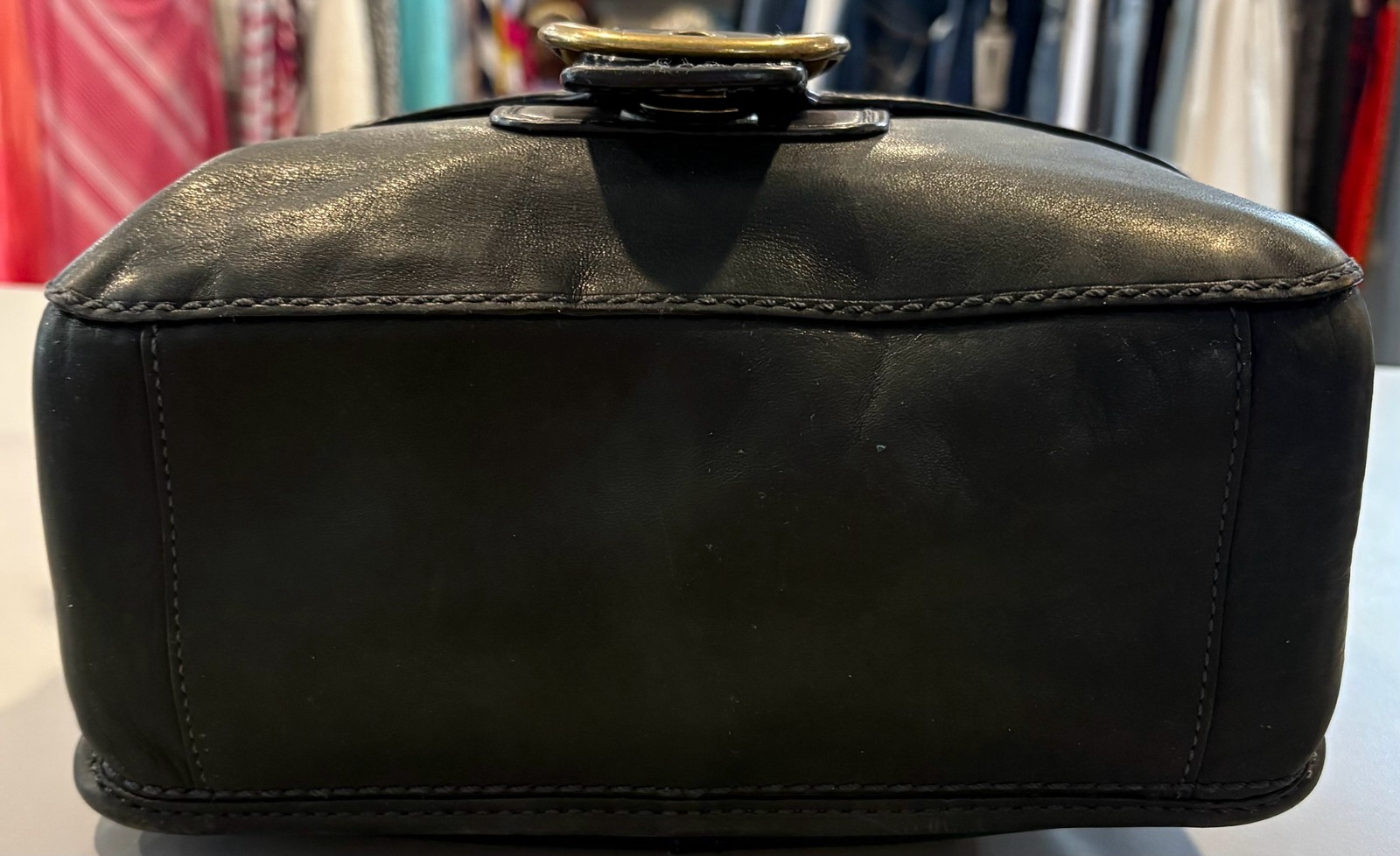 RARE Coach Bleecker Large Flap Shoulder Bag SN:F0769-11419