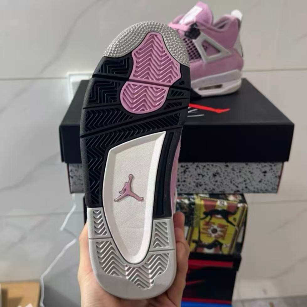 Jordan 4 ‘Orchid” Retro Mid Top Basketball Men’s & Women’s Shoes