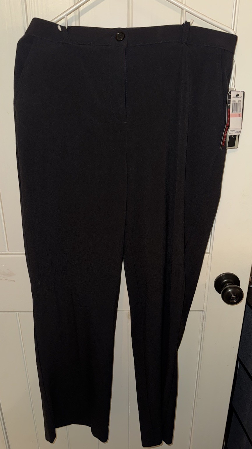 COUNTERPARTS Slimming Sensations Tummy Control Pants Size 10 NWT Black Color
