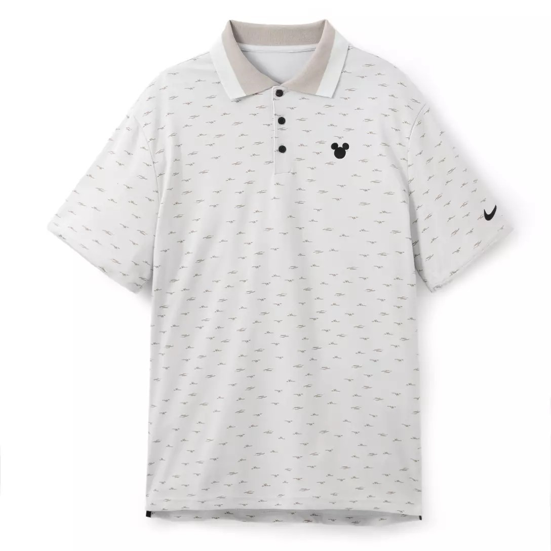 Nike Mickey Mouse Icon Polo Sz Large Mens Disney Grass All Over Print Shirt