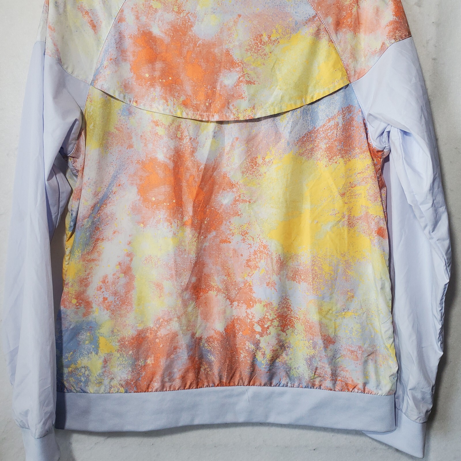 Nike Rain Jacket Youth’s XL Full Zip Rainbreaker Hoodie Coat Running Multicolor