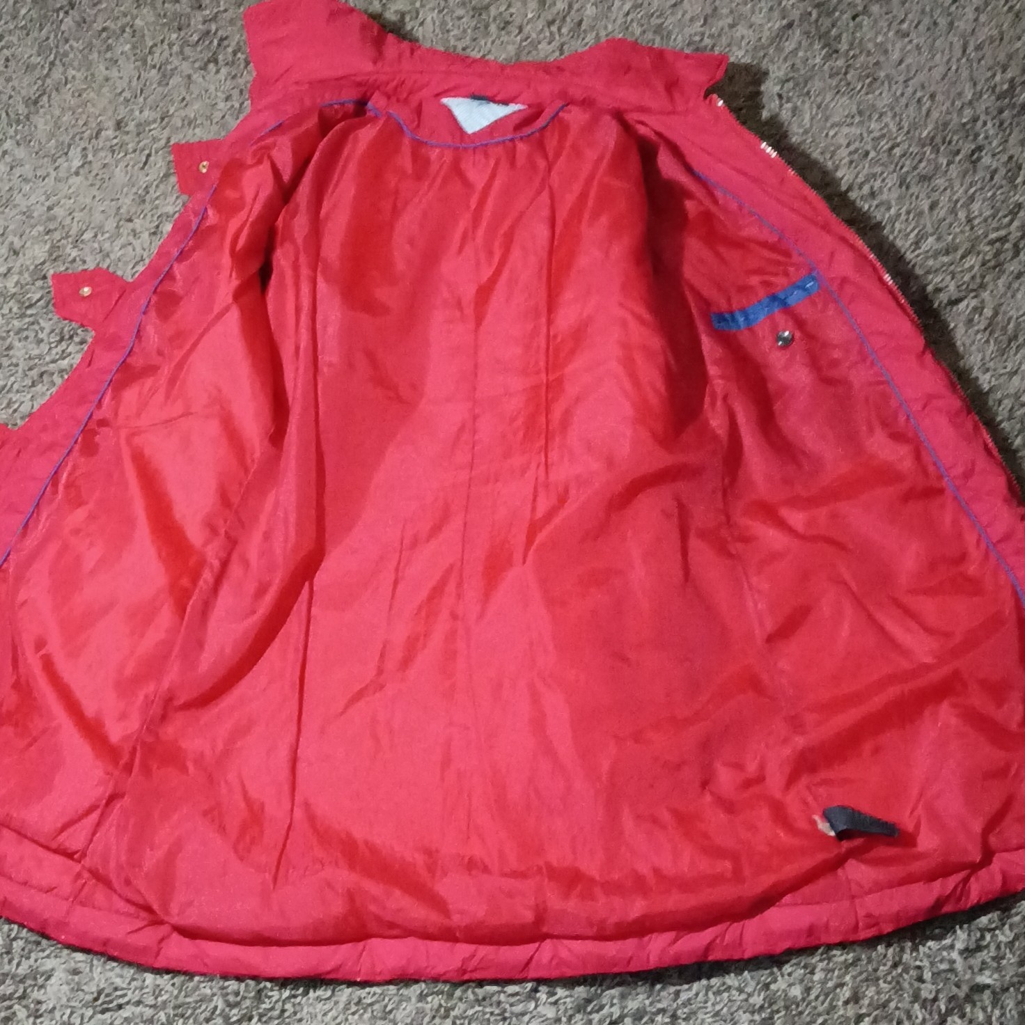 Tommy Hilfiger Coat Size Small Women Hooded Red Puffer Coat