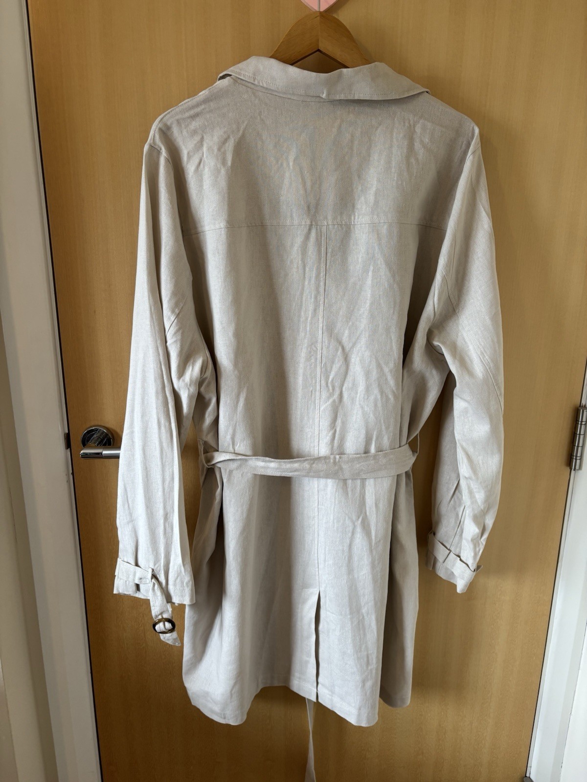 Dorothy Perkins Linen Blend Duster / Trench Coat – Size 22 – BNWT