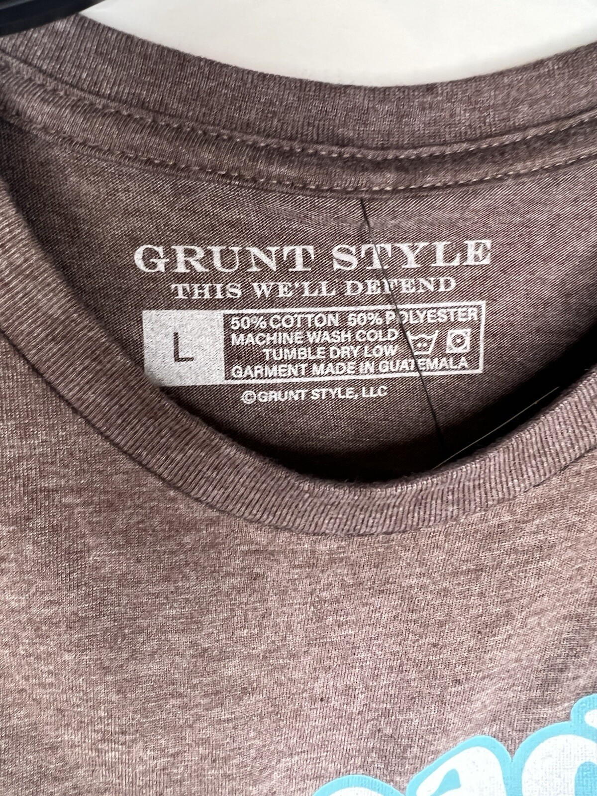 Grunt Style Warheads On Foreheads T Shirt L Brown NEW WITH TAGS