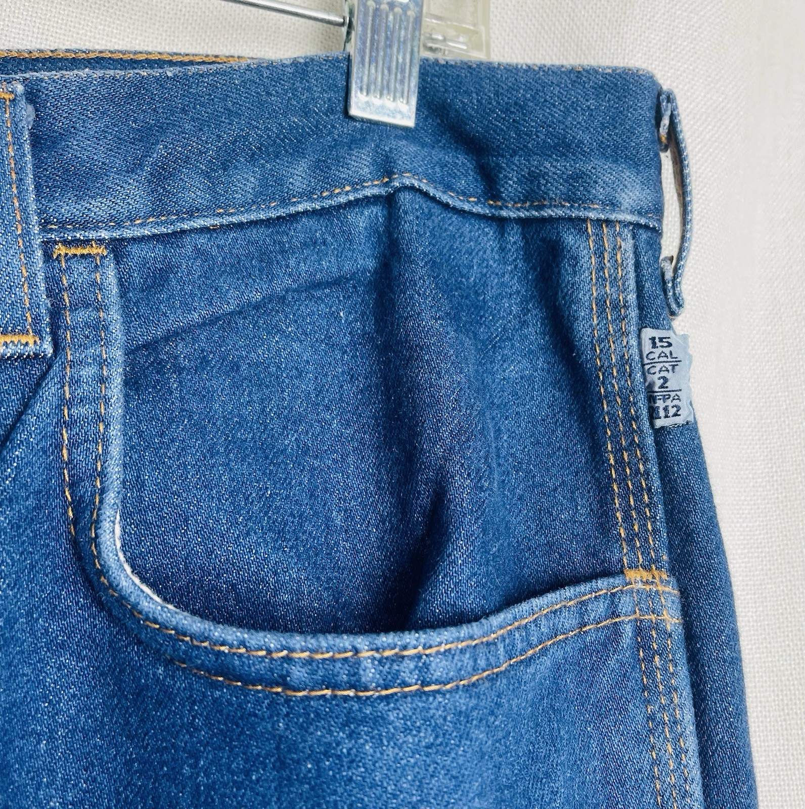 Tyndale FRMC Jeans Mens 38×32 Flame Resistant Workwear Blue Denim Pants F290T