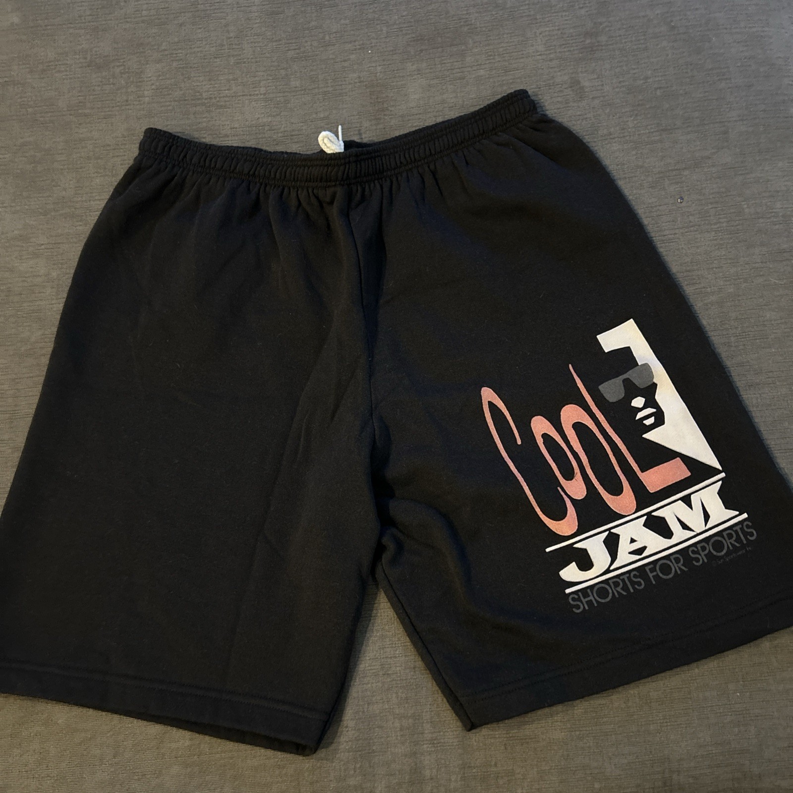 Vintage 90s Cool Jam Shorts Streetwear XL 9” Sun Sportswear Elastic RARE NOS