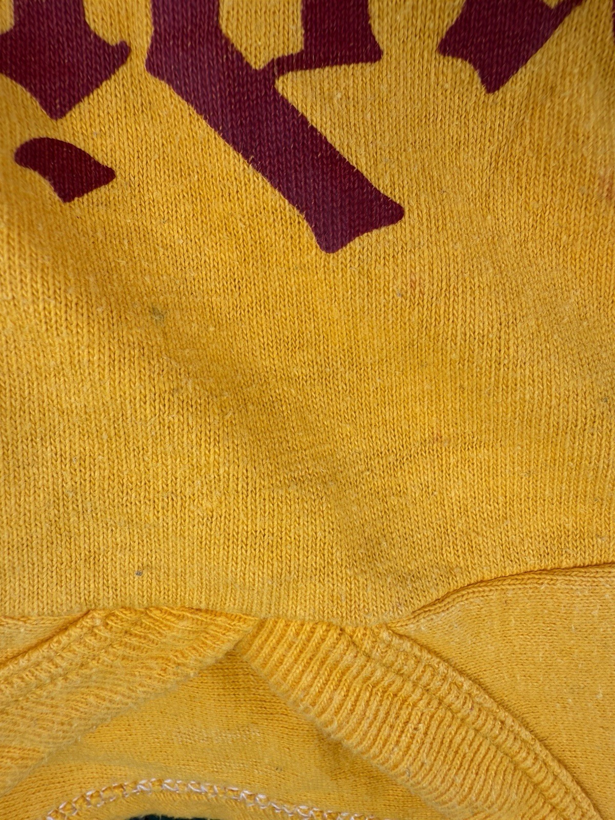 1970s-80s Russell Athletic All Cotton Football Shirt, Indiana University XL