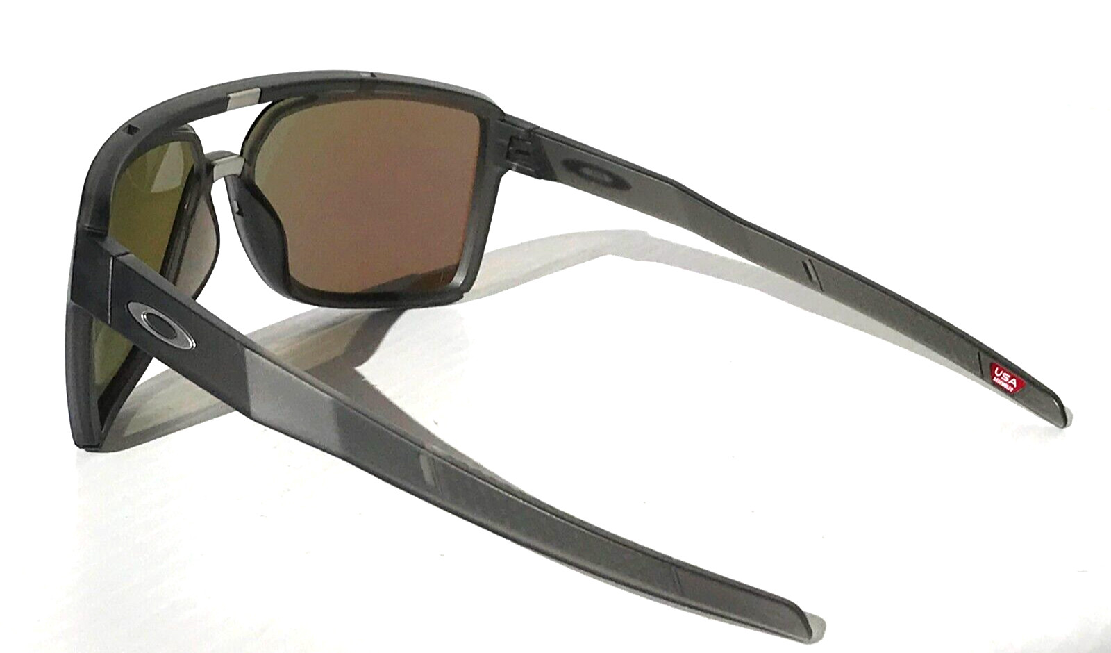 NEW Oakley CASTEL Matte Smoke Grey POLARIZED GALAXY Blue Lens Sunglass 9147