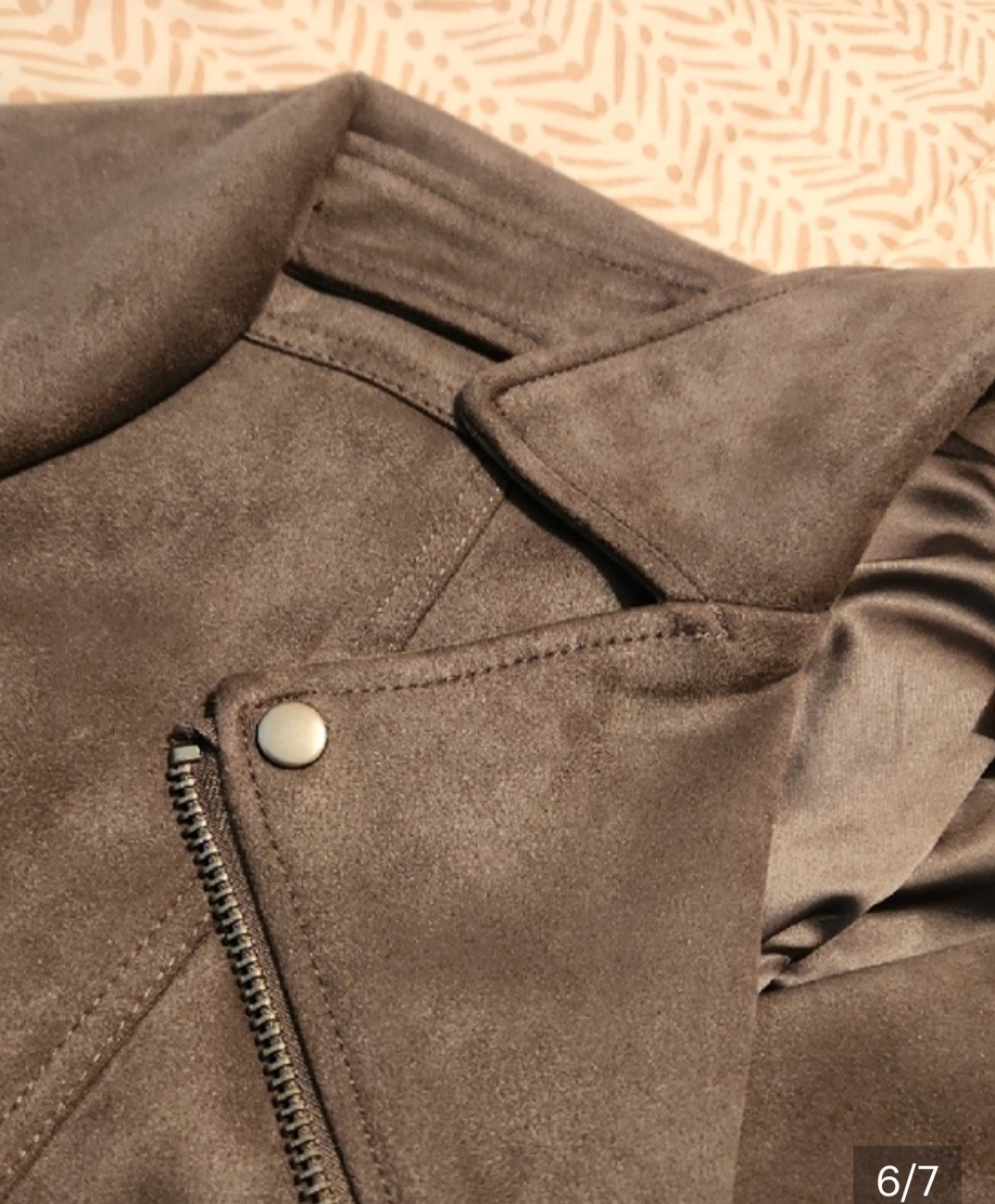 Philosophy Grey/Taupe Suede Jacket