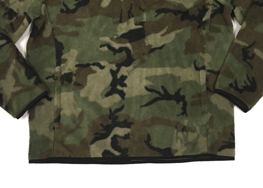 Polo Ralph Lauren Military Army Camo Sherpa Fleece Pullover Jacket Soldier Camp