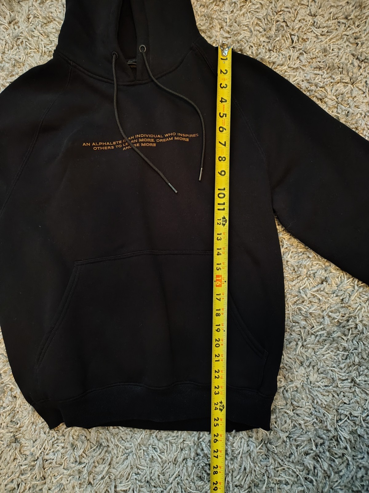 Alphalete Statement Hoodie Pre-owned Excellent Medium