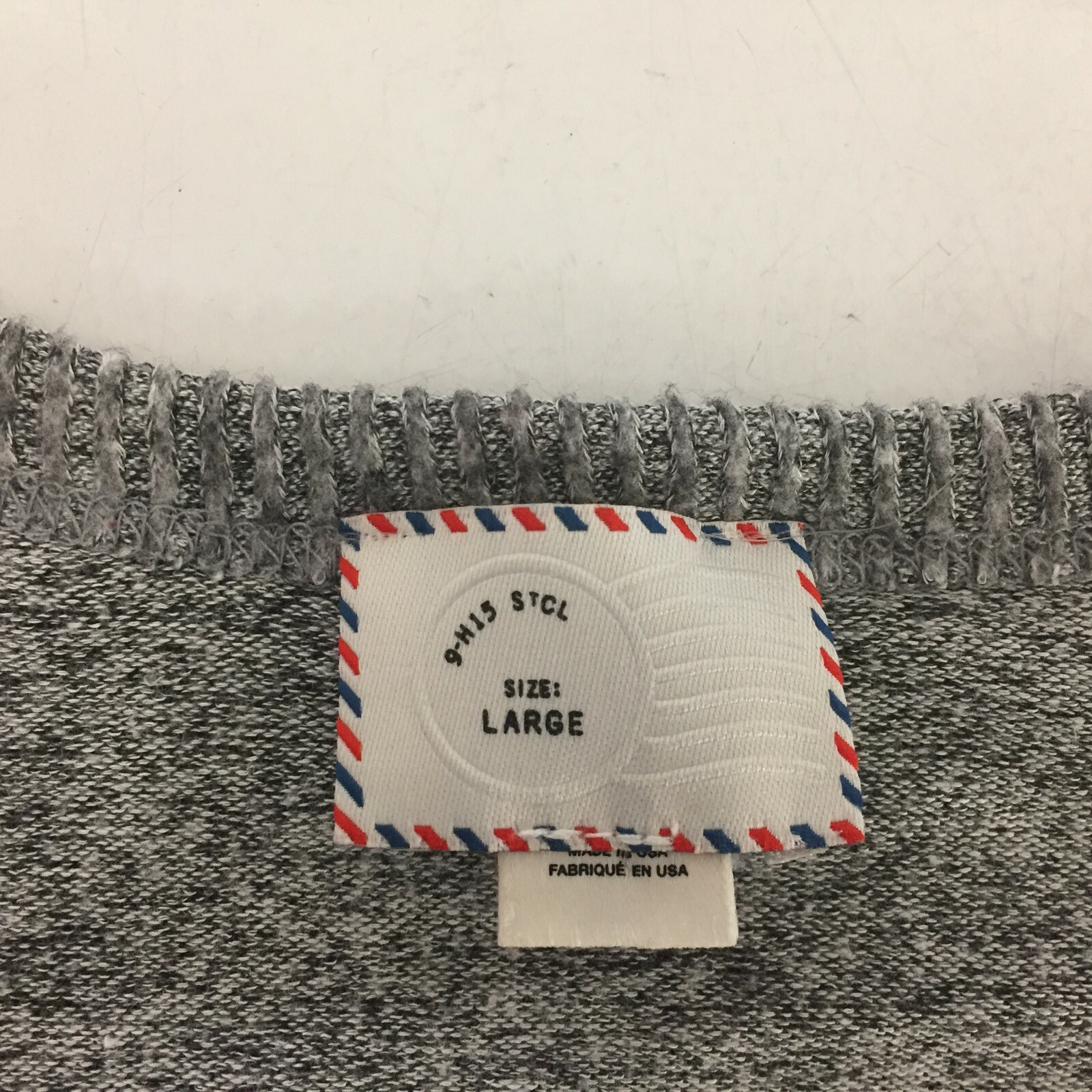 POSTMARK ANTHROPOLOGIE Sweater Size Large Gray Ruffle Bottom Sides Gray Womens