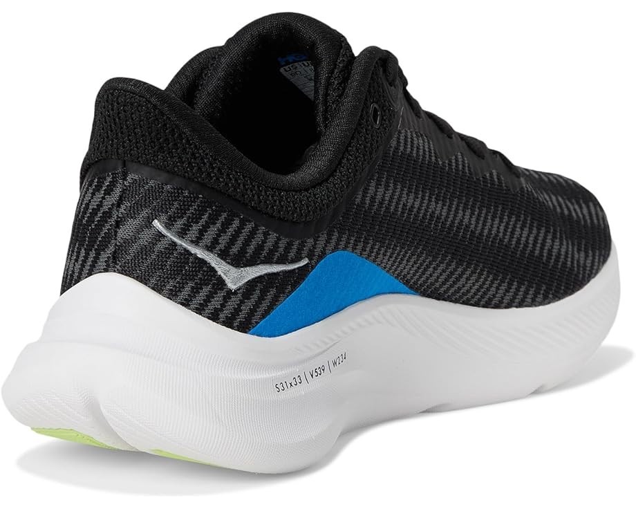 HOKA ONE ONE Solimar Running Lace-Up Sneakers Black Lettuce Mesh Men Size 9.5 D