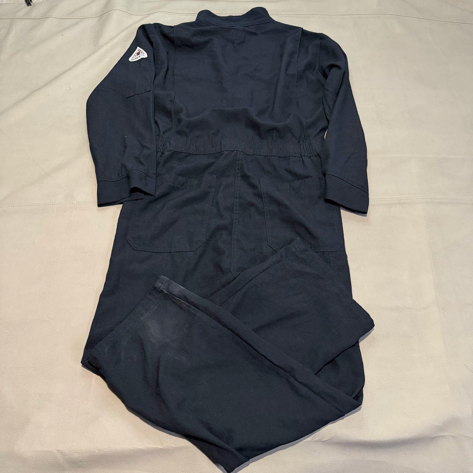 Bulwark FR Flame Fire Resistant Coverall Navy Nomex IIIA Welder-38 Reg-7321
