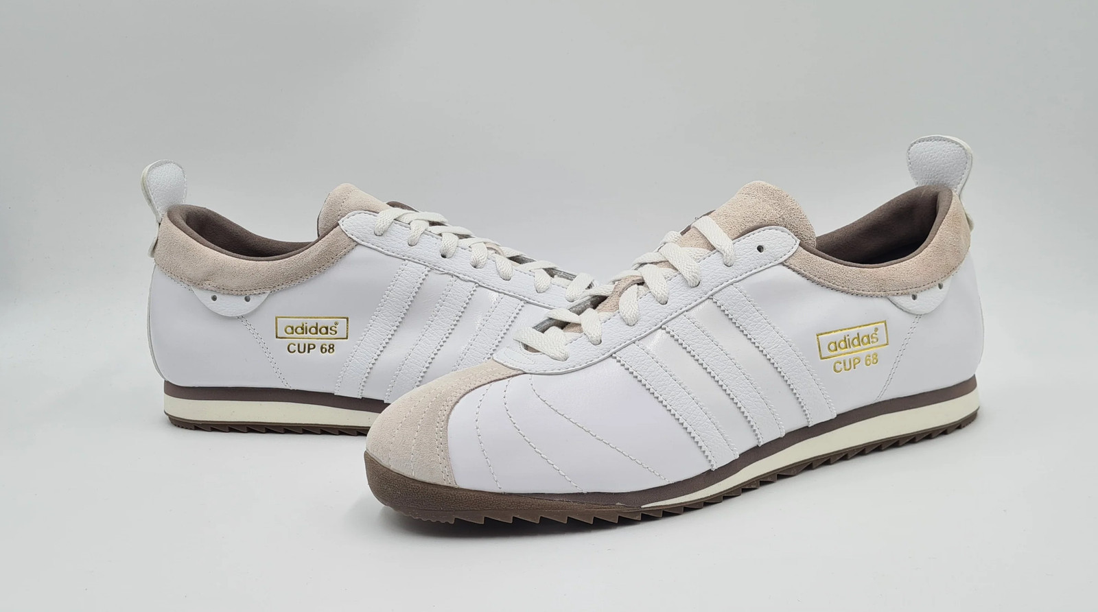 *NEW* Vintage 2008 Adidas Cup 68 White UK 12 / EUR 47 1/3