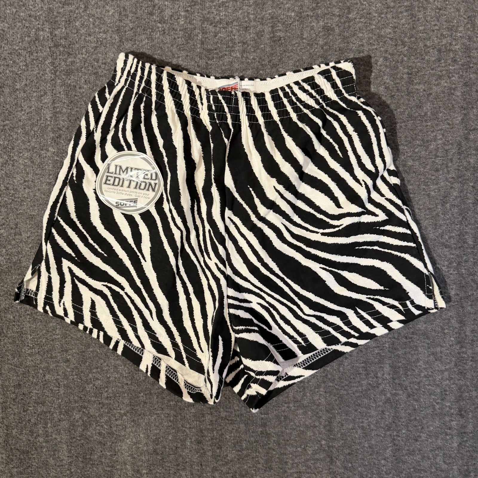 SOFFE Women’s Zebra print cheer shorts