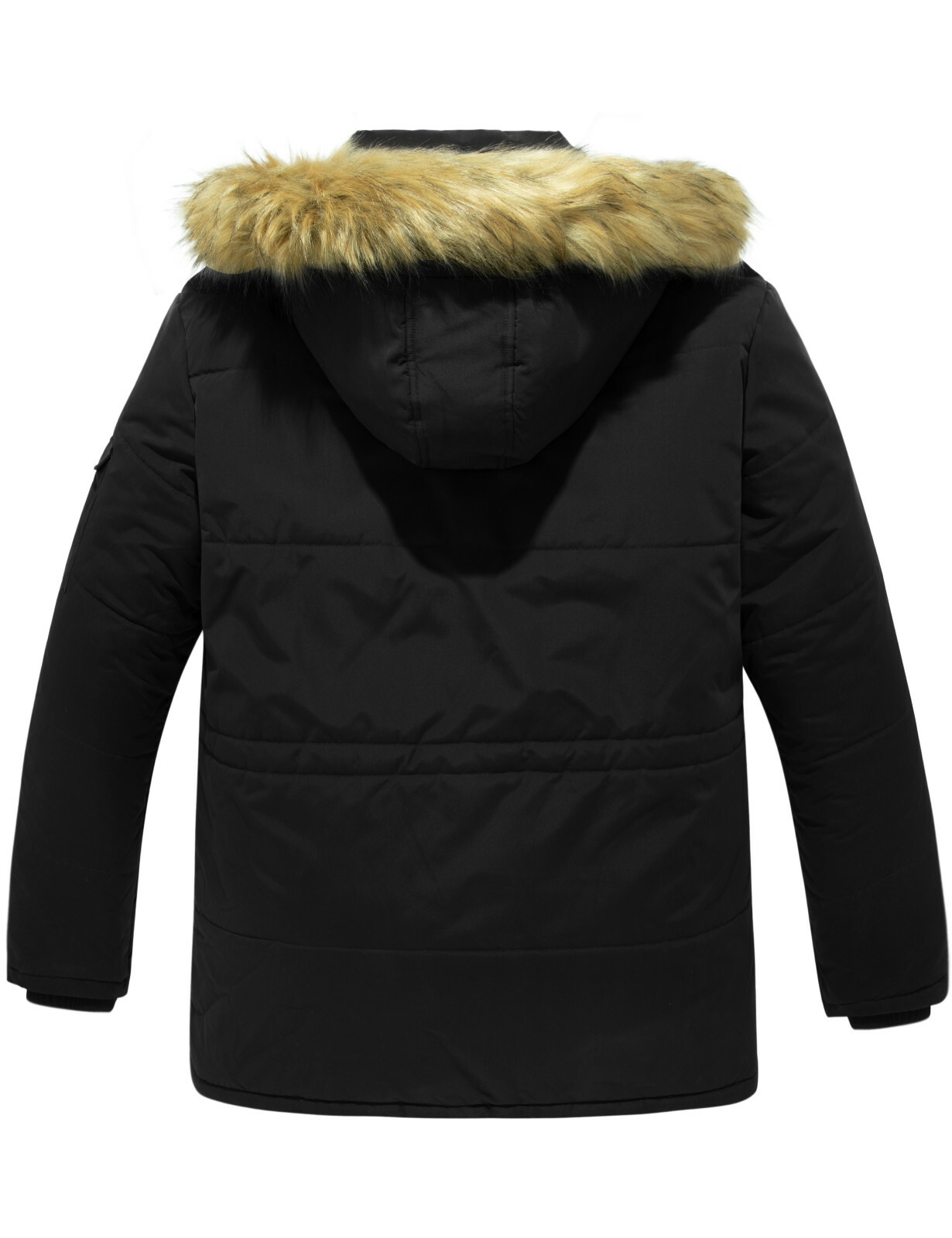 Soularge Men’s Winter Parka Jacket Big and Tall Warm Jacket with Heavy Hooded