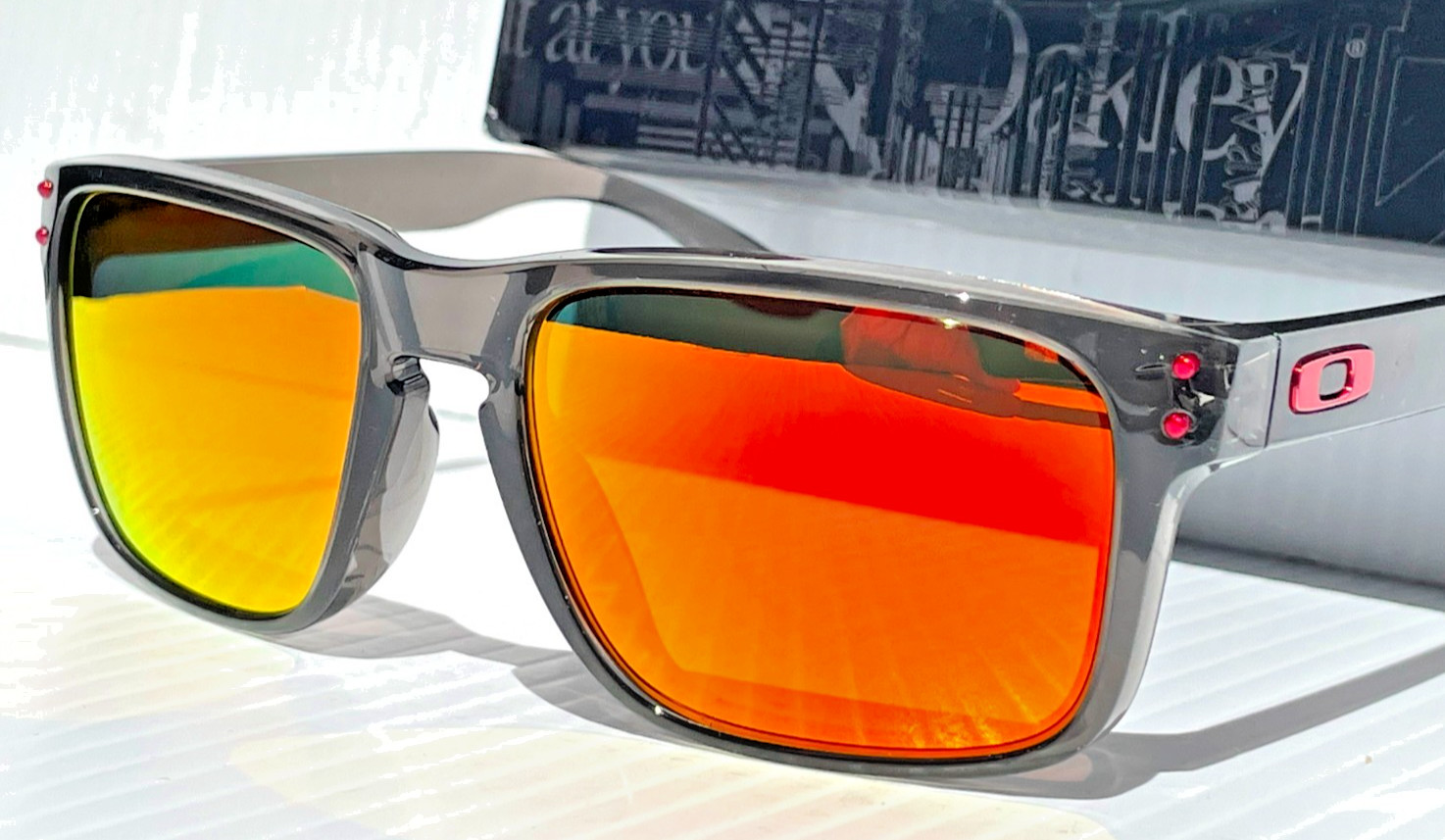 Oakley HOLBROOK 9102 Ruby POLARIZED Replacement Lens by SPECTRA USA – LENS ONLY