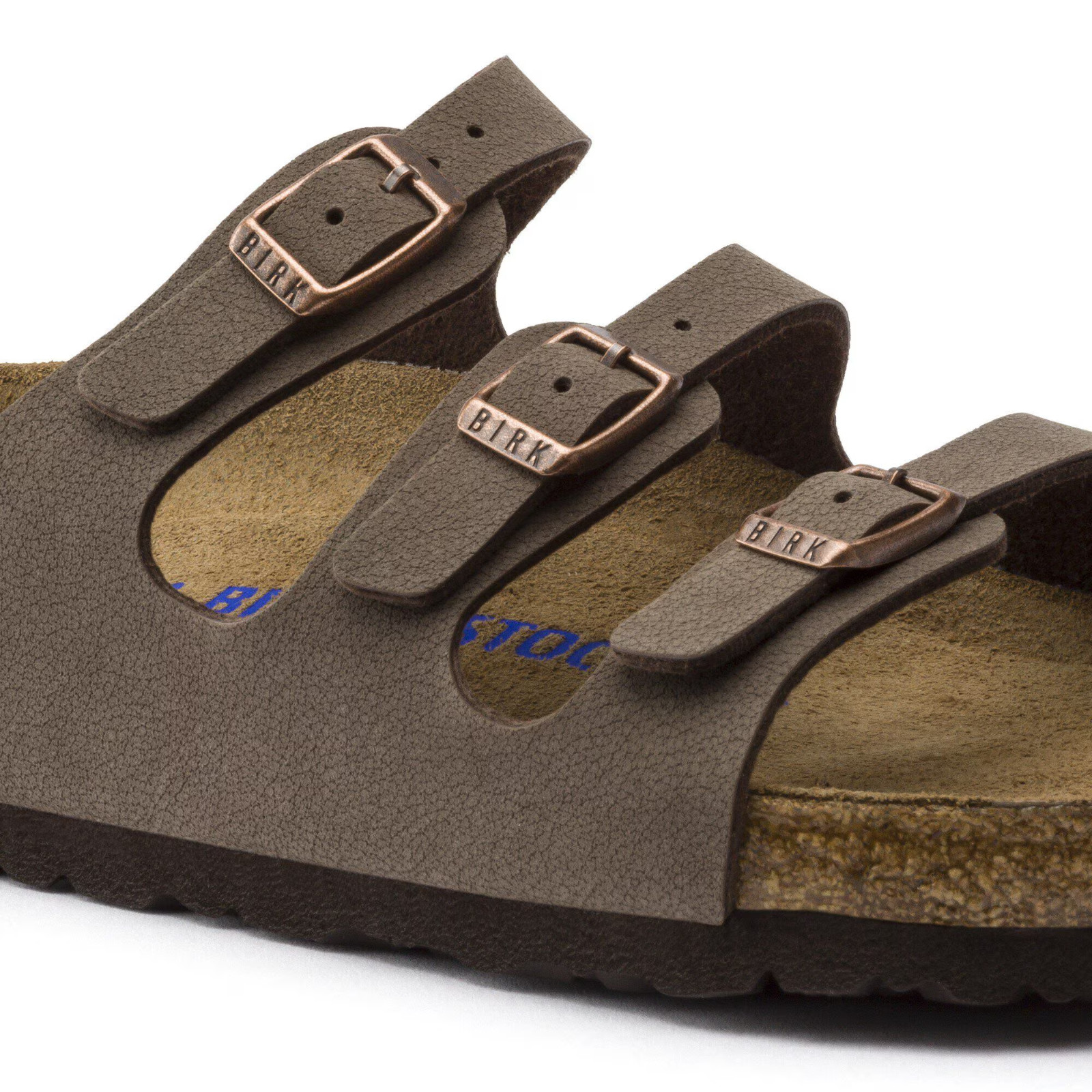 Birkenstock Florida Soft Footbed Birkibuc Women’s Sandals Wide – Mocha