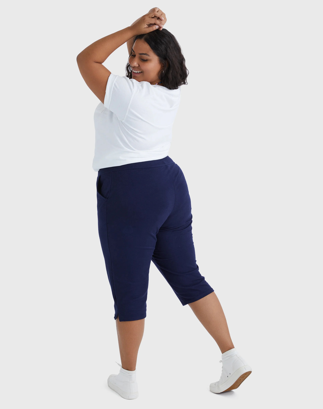 Just My Size Capri French Terry Womens Plus Your Choice 4 Colors & sz 1x to 5x