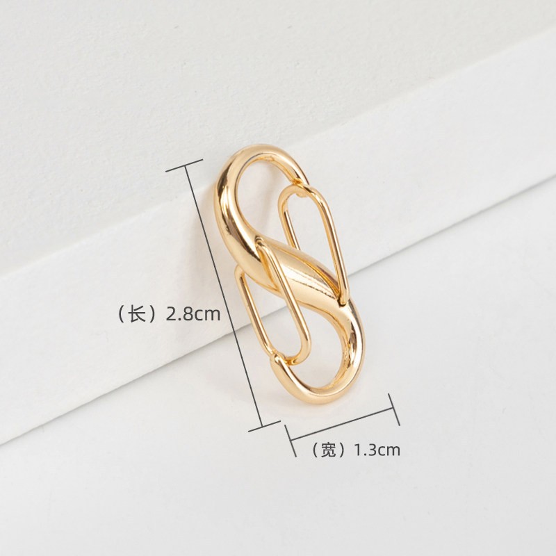 1/2/5pcs S-Type & Screw Buckle Alloy 1.1-1.3cm Metal Bag Strap Adjuster Hardware