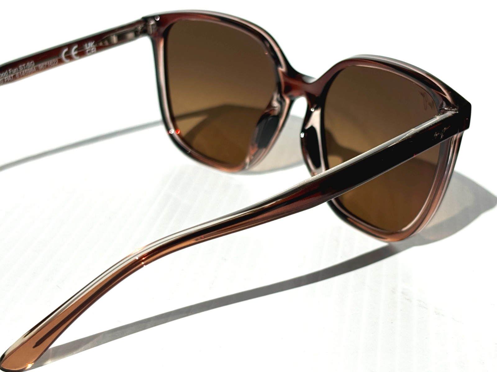 NEW Maui Jim GOOD FUN Rootbeer Fade POLARIZED HCL Bronze GLASS Sunglass HS871-01